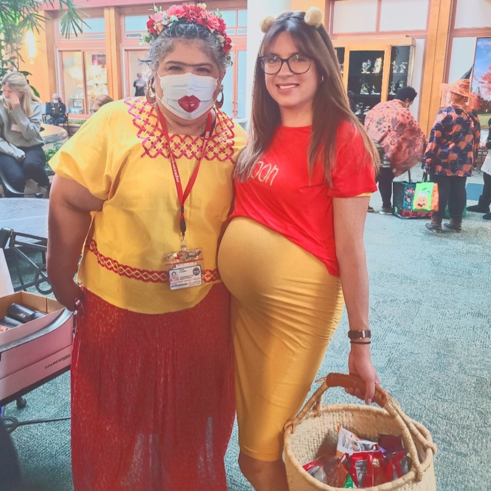 Maternity Winnie-the-Pooh costume
